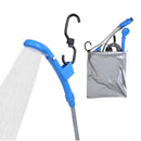 Outdoor Dusche, 12 Volt, inkl. Tauchpumpe und Schalter – All-Inclusive Dusche mit fein perlender Brause.