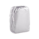 Motorrad Abdeckplane XL grau/blau 246x104x127 cm doppelt abgenäht Gummizug 🏍️ – Extra leichte Abdeckung für Ihr Zweirad.