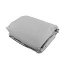 Motorrad & Roller Abdeckplane XL grau 246x104x127 cm Pva doppelt abgenäht 🏍️ – Extra leichte Abdeckung für Ihr Zweirad.