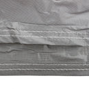Stahl Motorradwippe Vorne 17"-21" Set inkl. Motorradgarage Abdeckplane grau – Motorradständer inkl.