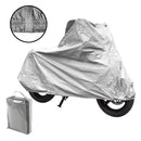 Motorrad & Roller Abdeckplane XL grau 246x104x127 cm Pva doppelt abgenäht 🏍️ – Extra leichte Abdeckung für Ihr Zweirad.