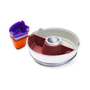 Omnia Silikonformen 6-teiliges Set für Campingbackofen Silikonform Backform – Omnia