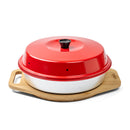 Omnia Bambus Untersetzer 312 x 235 x 22 mm Campingbackofen Schneidebrett Trivet – Omnia