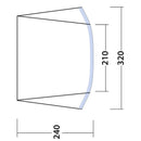 Outwell Touring Canopy Air Luft-Sonnensegel Busvordach Sonnensegel 320x240x200cm – Outwell