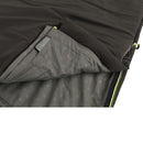 SET 2x Deckenschlafsack Contour Midnight Black, 220x85cm, 2-Personen Schlafsack – Outwell