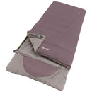 Outwell Deckenschlafsack Contour Dark Purple 220x85cm Schlafsack integr. Kissen – Outwell