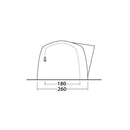 Outwell SPRINGWOOD 4SG Tunnelzelt 4 Personen Campingzelt Familienzelt Zelt – Outwell