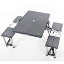 Picknick Tischgruppe, 65x85x67cm, Campingtisch 4 Sitze für Outdoor u. Reisen – So macht Picknicken Spaß!