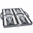 Picknick Tischgruppe, 65x85x67cm, Campingtisch 4 Sitze für Outdoor u. Reisen – So macht Picknicken Spaß!
