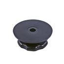 10x Planenhaken rund Kunststoff Ø 25 mm schwarz 6mm Bohrung – Robuster Kunststoff Planenhaken, 25 mm Durchmesser.