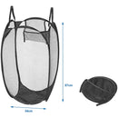 2er Set Pop-Up Wäschesack, faltbarer Wäschekorb, Wäschebeutel 34x34x57cm Camping – APT