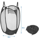 Faltbarer Wäschekorb Pop-Up Wäschesack Wäschebeutel 32x32x52cm Camping Wohnwagen – APT