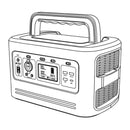 Carbest® Portable Power Station 32Ah 240V out PV aufladbar USB A+C Unit – Tragbare ALL-IN-ONE Power-Lösung.