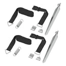 Abspannset Sturmband 2x3m Vorzelt Markise Sturmsicherung mit Schnellverschluss – APT