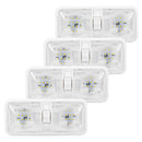 Aufbauleuchte 48-Leds 4er Set, 12V, 640lm, 38x288x127mm, Kunststoff – ProPlus