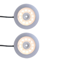 2er Set Aufbauspot 12 LED 240l, 12V-3,4W, Ø55x5,0mm – Diese Innenleuchte lässt Sie nicht im Dunkeln stehen.