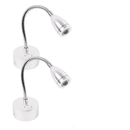 2er Set Aufbauspot Led flexiblem Schwanenhals 12v, 120lm, Ø65x110-260mm – ProPlus