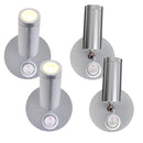 4er Set Aufbauspot 1 LED schwenkbar 12v, 120lm, Ø65x65-130mm – ProPlus