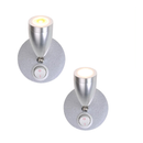 2er Set Aufbauspot 1 LED schwenkbar 12v, 160lm, Ø65x70-110mm – Es werde Licht.