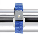 Befestigungsriemen für Fahrradträger blau 4er Set 40 cm Metallschnallen – ProPlus