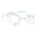 Containerschloss Heavy Duty gehärtetem Stahl 23-42cm Zylinderschloss Schutzkappe – ProPlus