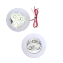 2er Set Deckenleuchte 3 LED 290lm, 12V-2,7W, ø95x25mm – Kraftvolle Deckenleuchte für das Freizeitmobil gesucht?