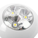 Deckenleuchte 3 LED 290lm, 12V-2,7W, ø95x25mm – Kraftvolle Deckenleuchte für das Freizeitmobil gesucht?