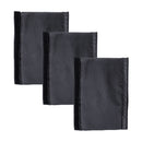 3er Set Eckenschoner für Sturmbänder schwarz Klettverschluss 25x8 cm – Wamovo