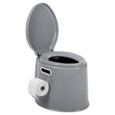 Tragbare Camping-Toilette, 7 Liter, Kunststoff, 40,5x49x33 cm, grau – ProPlus