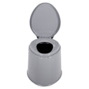 Tragbare Camping-Toilette, 7 Liter, Kunststoff, 40,5x49x33 cm, grau – ProPlus