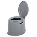 Tragbare Camping-Toilette, 7 Liter, Kunststoff, 40,5x49x33 cm, grau – ProPlus