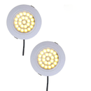 2er Set Einbauspot 24 LED-Deckenleuchte 12v, 220lm, Ø65x11mm – ProPlus