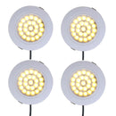 4er Set Einbauspot 24 LED-Deckenleuchte 12v, 220lm, Ø65x11mm – ProPlus