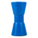 Kielrolle PE, 200mm, 22mm Bohrung, Keilform für Bootstrailer, blau – ProPlus