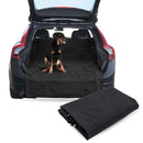 Kofferaumschutzmatte schwarz 110x100x40 cm mit Ladekantenschutz – ProPlus