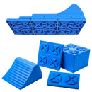 ProPlus Multifunktions Auffahrkeil/Unterlegplatten, Achslast 5t, blau – ProPlus