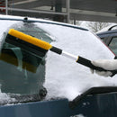 APT  Schneebürste mit Gummiwischer, Eiskratzer und Teleskopstiel – APT