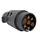 Anhänger Stecker 7 Polig Pvc Schwarz für Anhänger, Caravan und Trailer – ProPlus