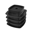 ProPlus Stützplatten stapelbar Set 4 Stück für Kurbelstützen – ProPlus
