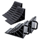 Unterlegkeil Kunststoff schwarz 4er Set mit Griff – ProPlus