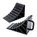 Unterlegkeil Kunststoff schwarz 2er Set mit Griff – ProPlus
