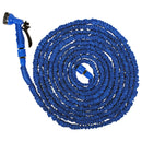 Camp4 flexibler Wasserschlauch 22,5 Meter blau inkl Sprühpistole und Anschluss – Camp4