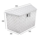 Anhänger Werkzeugbox | Alu | 830x540x360x490mm | inkl. Montagesatz | Deichselbox – APT® Deichselbox für die Anhangerdeichsel.