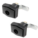 2x Zadi Push Lock Schloss Stauklappen max 35mm schwarz Bohrung Ø 24mm – Zadi