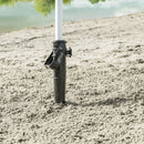Camping Rasendorn Bohrer für Sonnenschirm Sat Schüssel Wäschespinne 38cm schwarz – APT