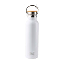 Rebel Outdoor Isolierflasche Edelstahl 600 ml weiß Thermoskanne isoliert – Rebel