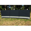 Windschutz mit 3 Elementen, 500x140cm, Polyester Sichtschutz für Camping, Strand – Reimo