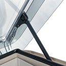 Dachfenster Remis Remitop Vario II Kurbelvariante 40 x 40 cm klar + Dichtmasse – Remis