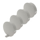 4x Rohrdeckel RD 65/72 mm achatgrau – Zubehör für Truma Isothermsysteme – Truma