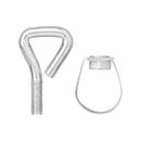 2er Set Rohrklemme Rohrschelle 17-19 mm mit Schraube für Zeltstangen Camping – APT